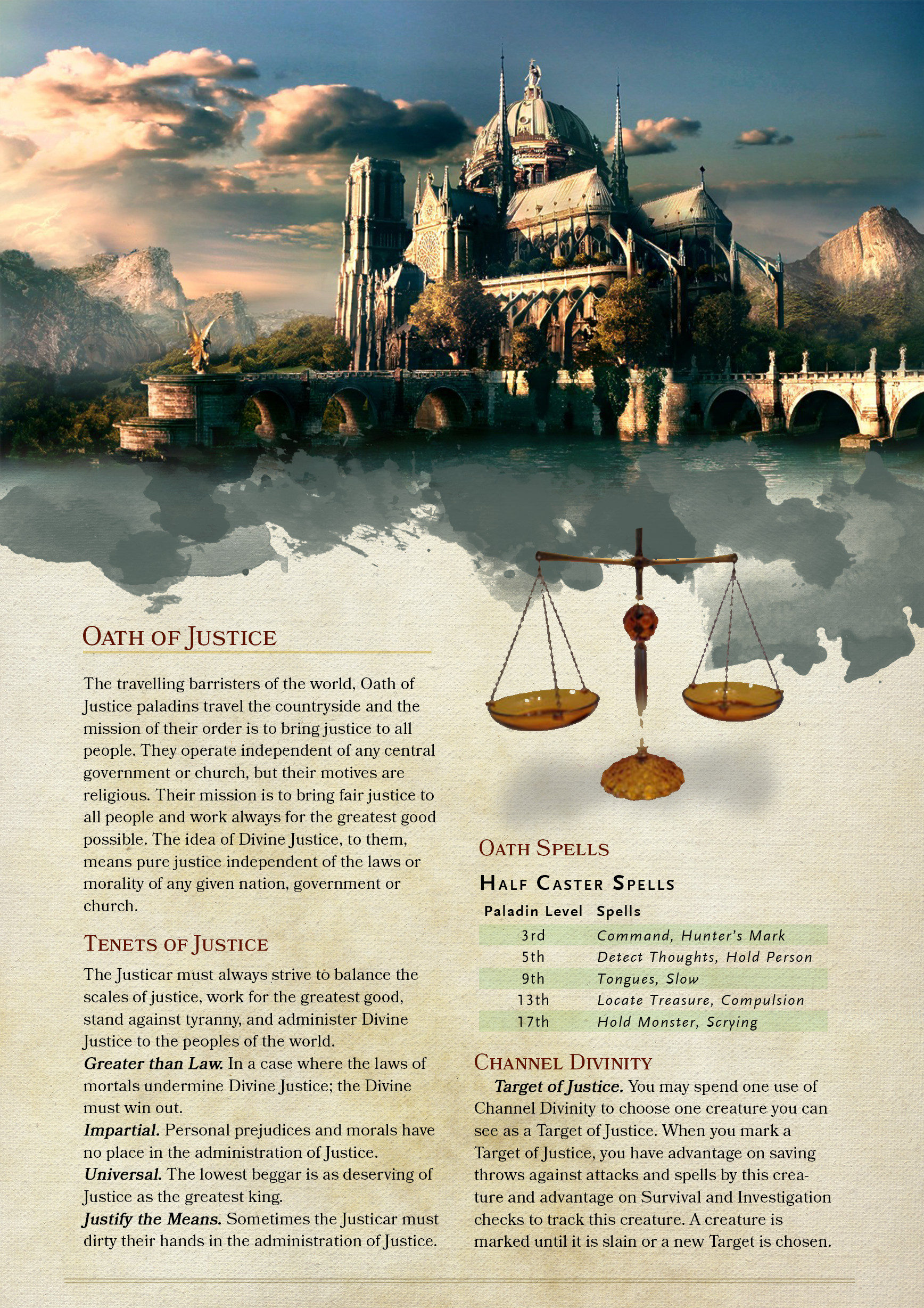 Paladin Oath of Justice FriarTuk p1